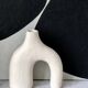 Vase COB en céramique blanc