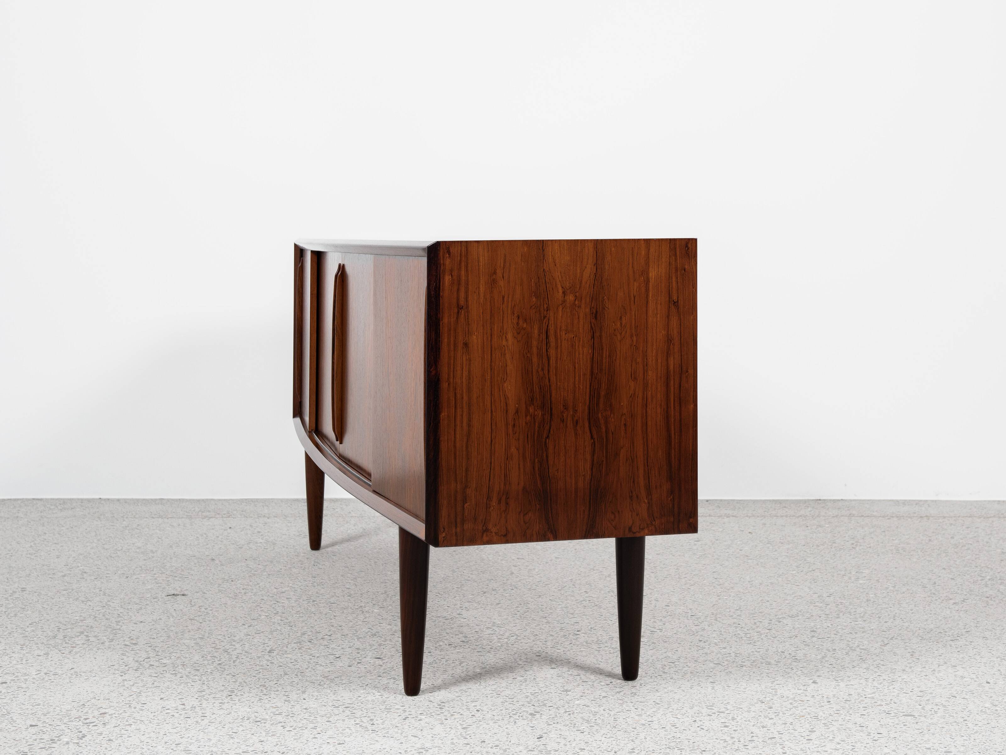 Midcentury Danish sideboard in rosewood by Svend Aage Madsen for HP Hansen