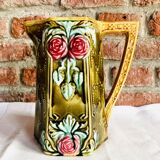Vintage slip pitcher vase