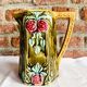 Vase pichet barbotine vintage