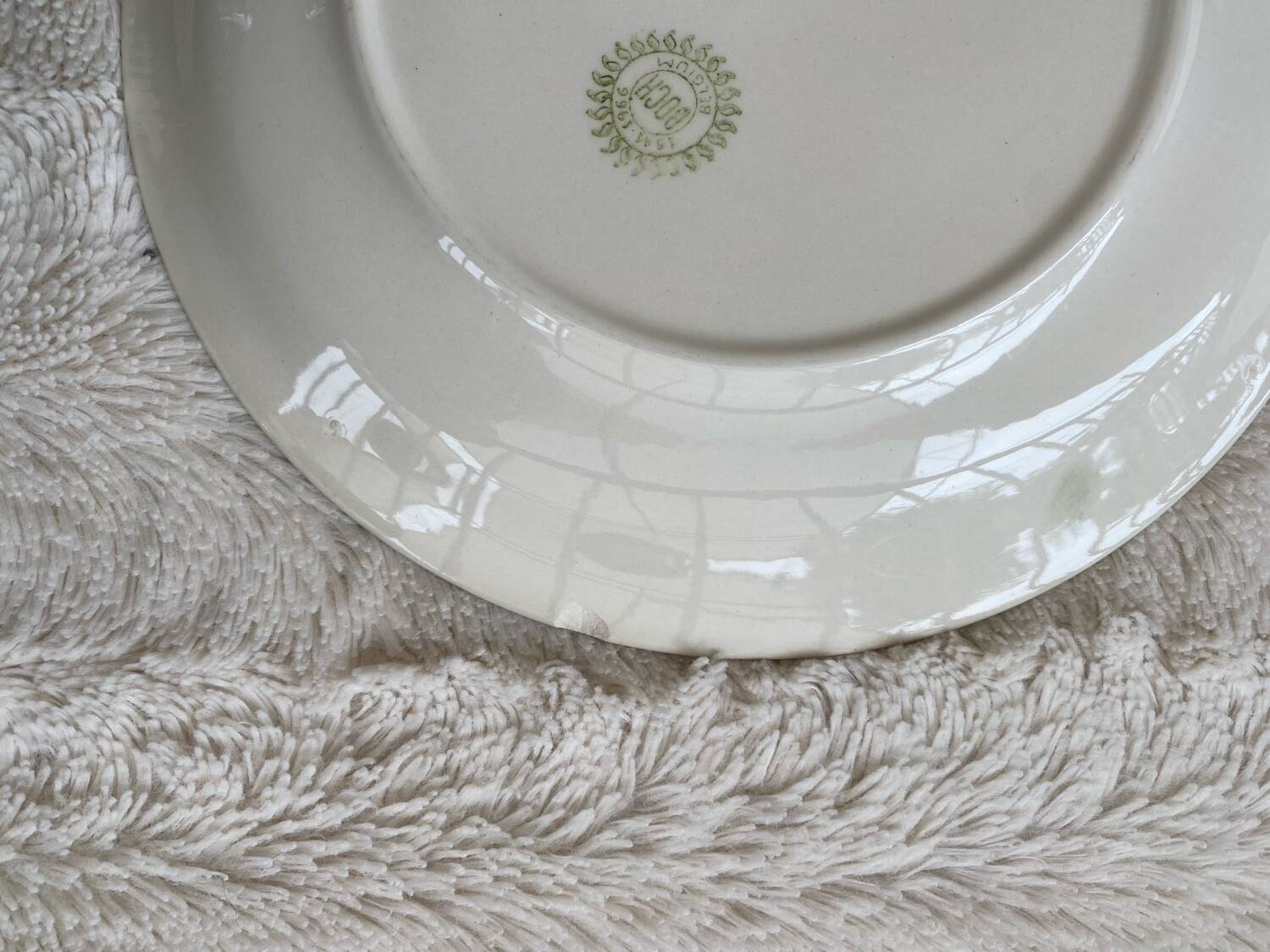 Boch service La Louvière walnut model