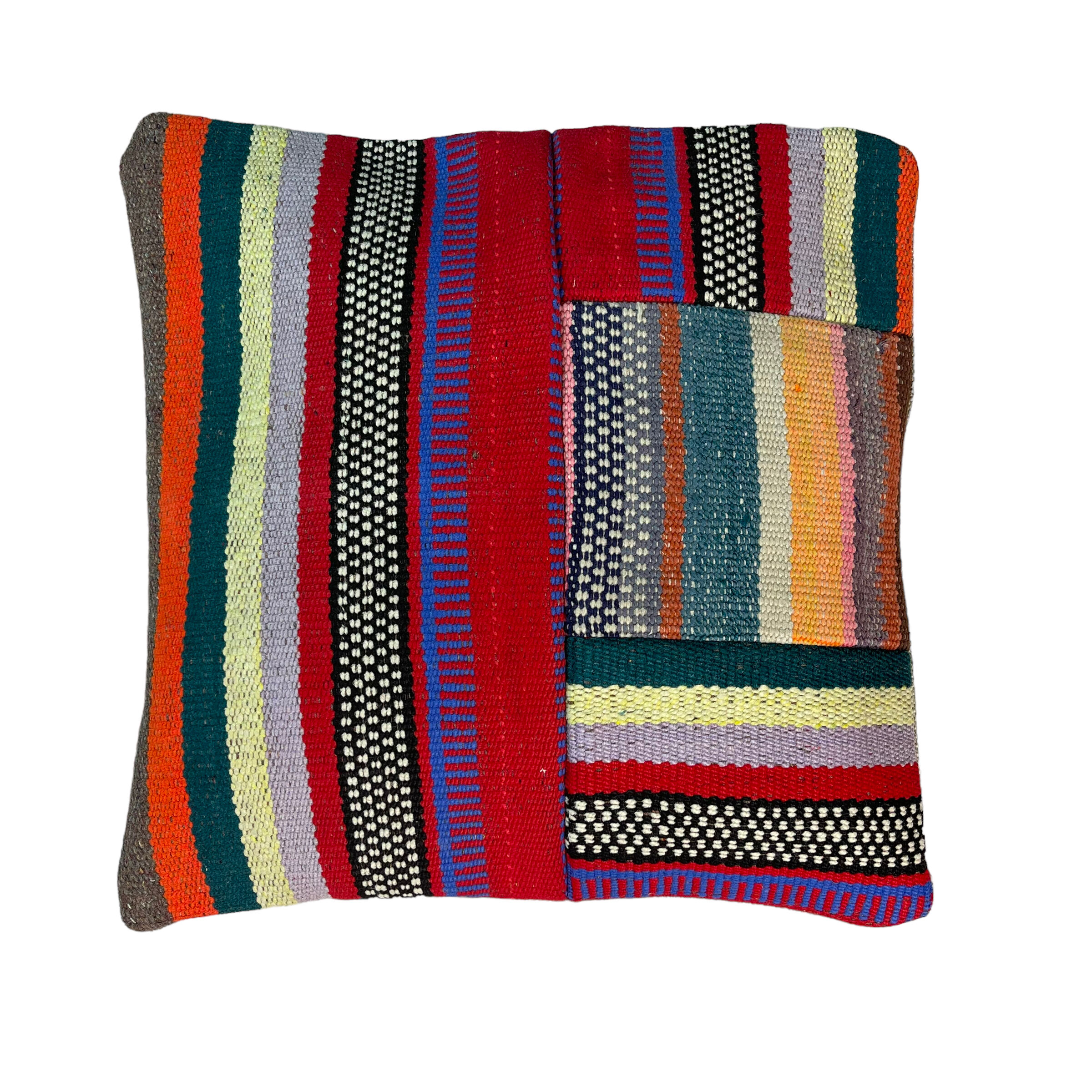 Vintage turkish kilim cushion cover 40x40cm