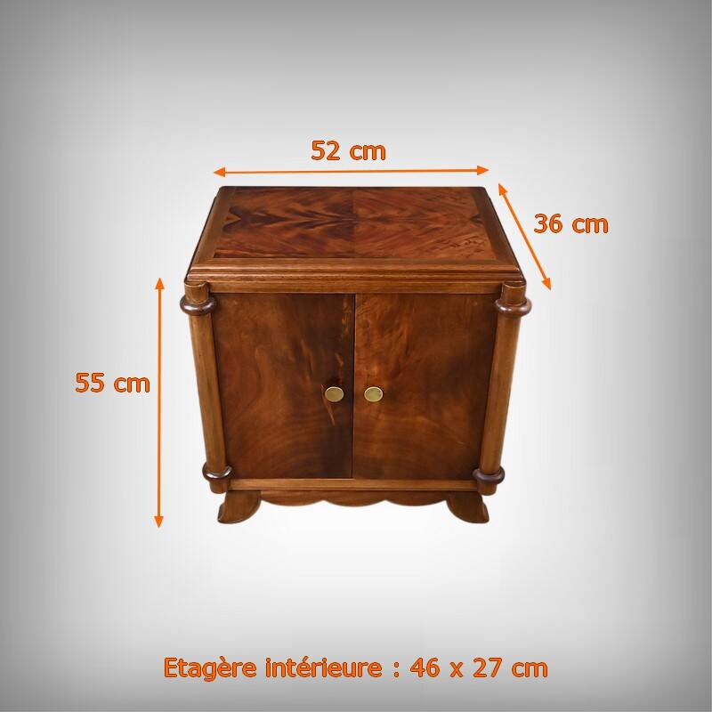 Small mahogany living room furniture, Art Deco – 1930
