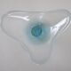 Glass platter, Danish design, 1960s, manufacturer: Holmegaard