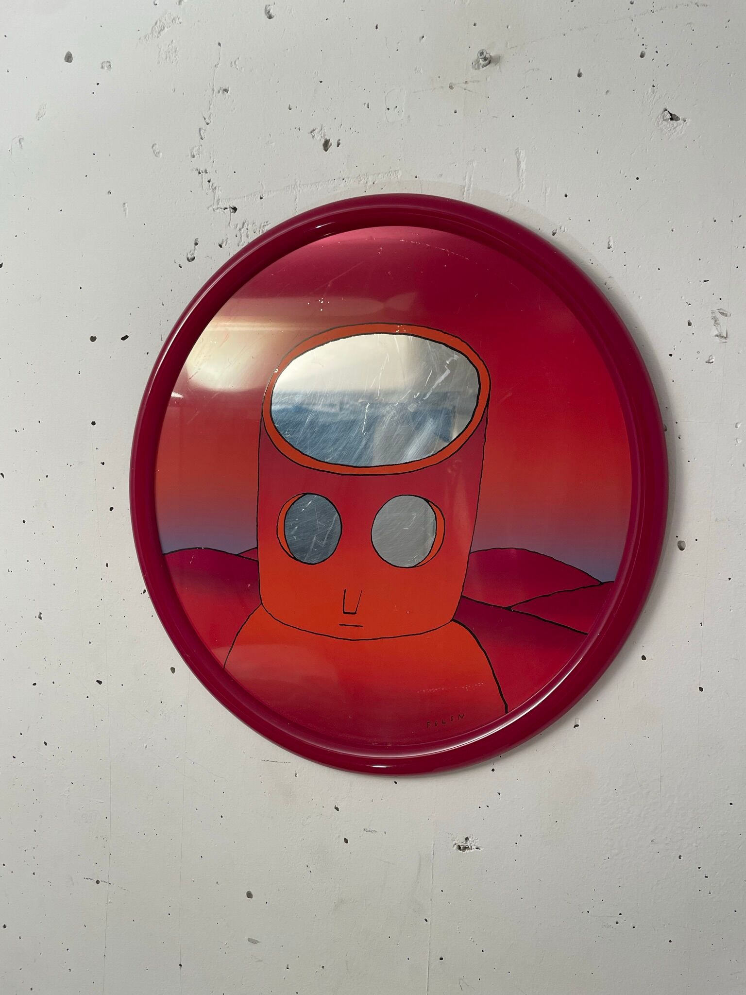 Réflexion mirror by Jean Michel Folon, 1970