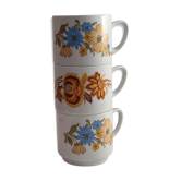 Set of 3 vintage mugs