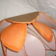 Suspension fleur seventies de 1970