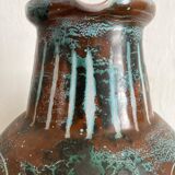 Handmade ceramic vase by Mongolfier, signed Yvon Roy, 1960