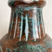 Vase en céramique fait main Mongolfier, signé Yvon Roy 1960