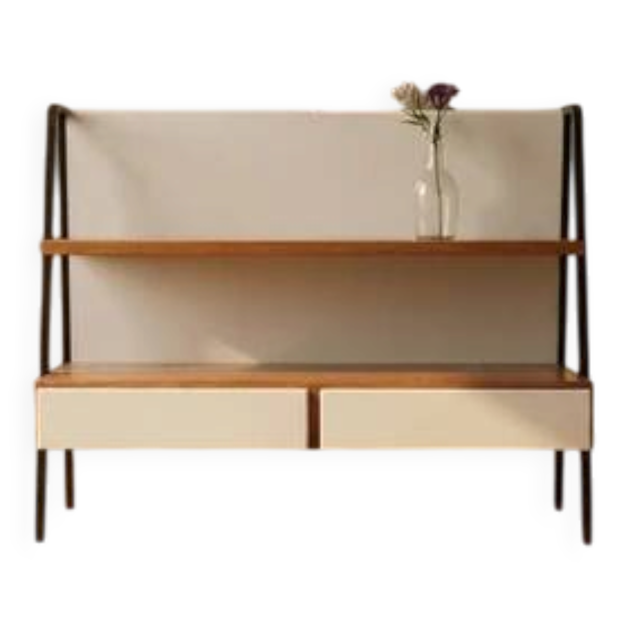 Fully renovated mid century bookshelf by Tatra, 1960s, Czechoslovakia