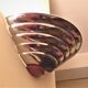 Chrome Art Deco sconce