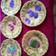 5 Sarreguemines dessert plates in barbotine