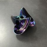 Verceram black iridescent ceramic pipe holders