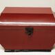 Old lacquered wooden box