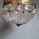 Lustre montgolfiere st Louis XVI bronze and stamps ep 1940