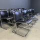 Set of 8 Calla chairs by Antonio Ari Colombo dining chairs, 1970s