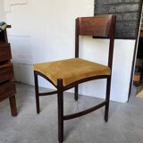 Bureau et sa chaise scandinave palissandre