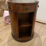 Swivel English bookcase