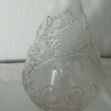Glass carafe mold art nouveau