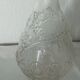Glass carafe mold art nouveau