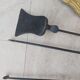 Bronze and iron fireplace kit