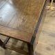 Solid wood farmhouse table with drop leaves