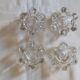 Lot de 4 bougeoirs en cristal