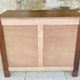 Vintage oak storage unit with drawers from the 50s/60s.