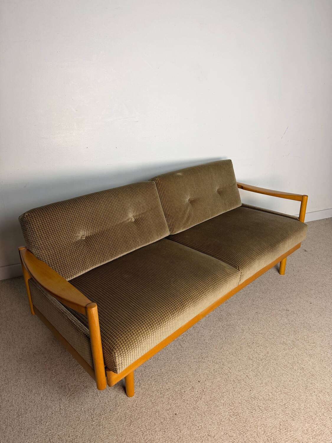 D-Bed sofa and two vintage armchairs from the 70s/80s.