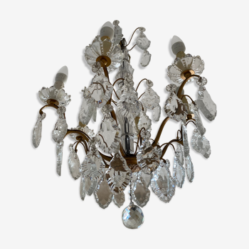 Vintage stamped chandelier