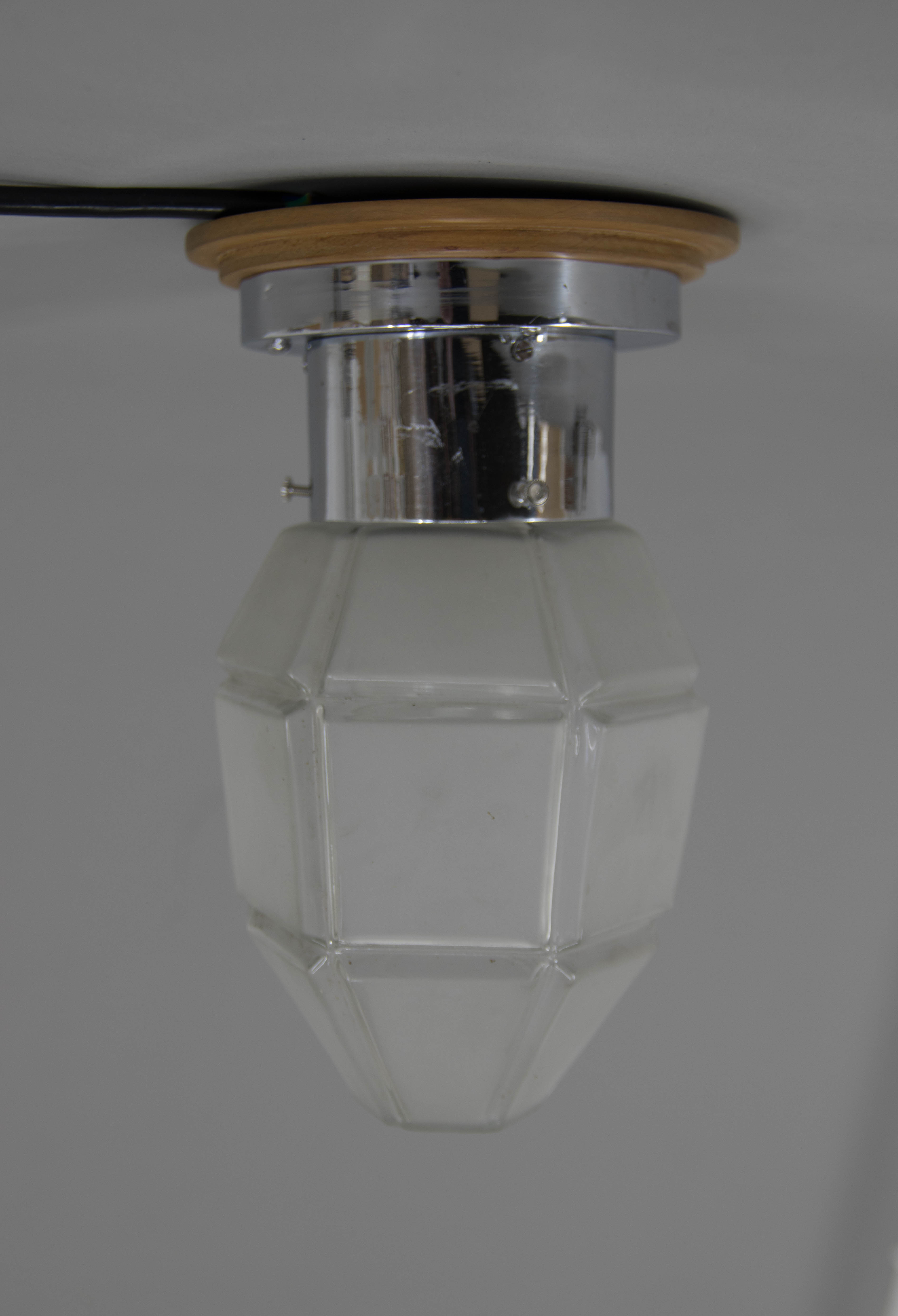 Restored 1910s pendant light