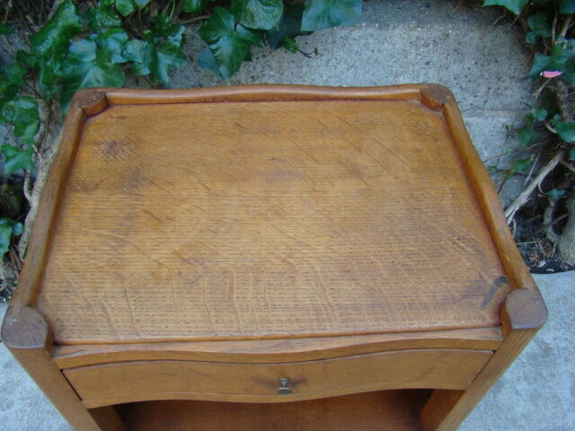 Ancient oak bedside