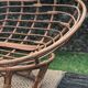 Vintage rattan bench
