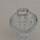 Geometric glass and crystal vase