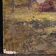 20th century Italian artwork, a countryside view with figures