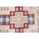 Vintage Turkish Oushak Handmade Wool Cotton Beige Area Rug 121x175