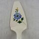 Old pie shovel, flower decoration, Selestat, from Sarreguemines