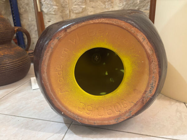 Lampe de sol années 70 en céramique