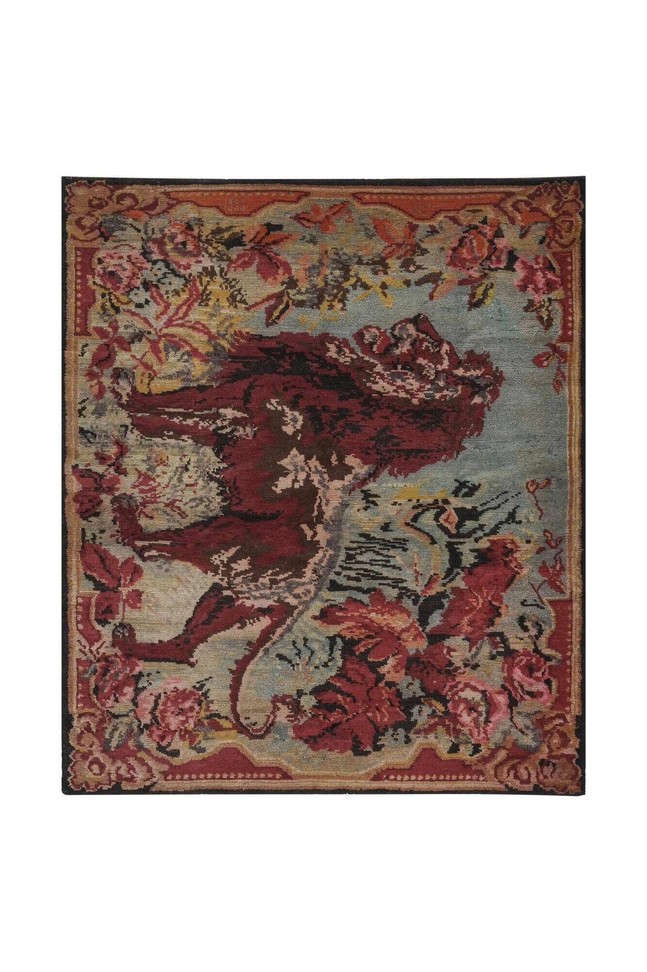 Tapis turc vintage fait main