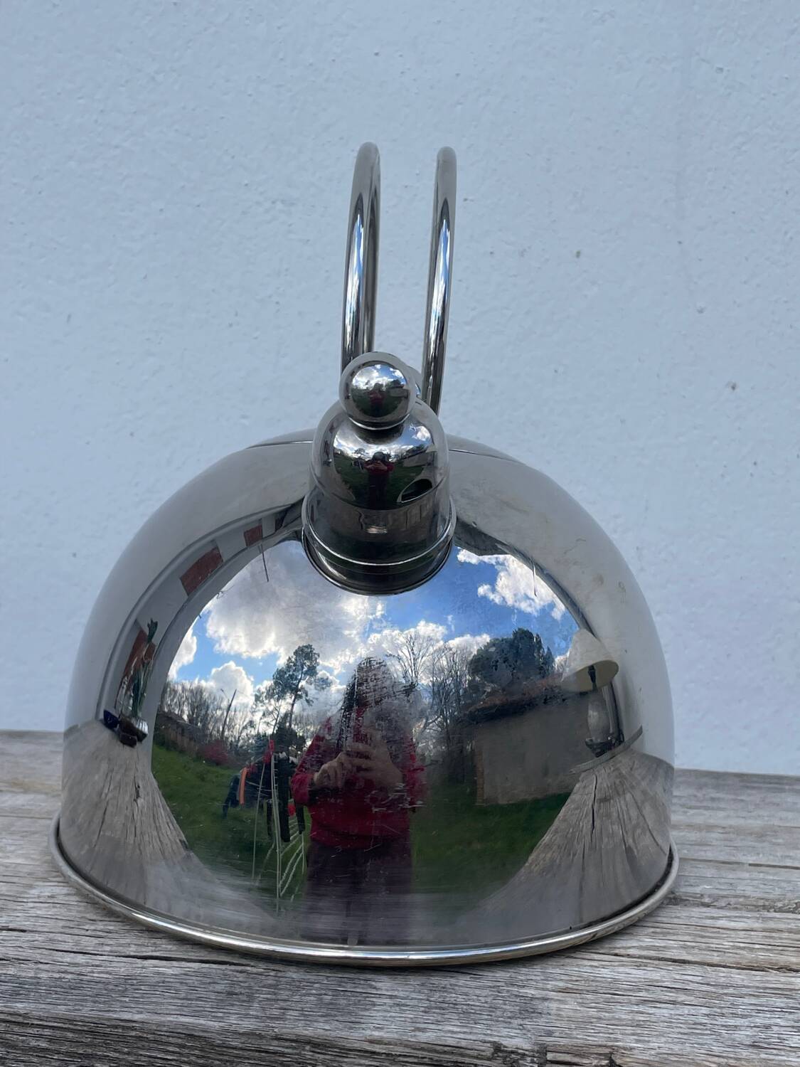 Bouilloire inox design 1980