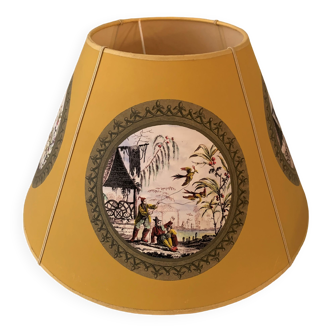 Yellow lampshade