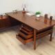 Rosewood desk, Danish design, 1960s, designer: Arne Vodder, manufacture: Sibast