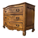 Vintage XL wooden chest of drawers / belly cabinet