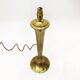Lampe de table en laiton style Art Nouveau années 1970 Glamour Chic Jugendstil Light