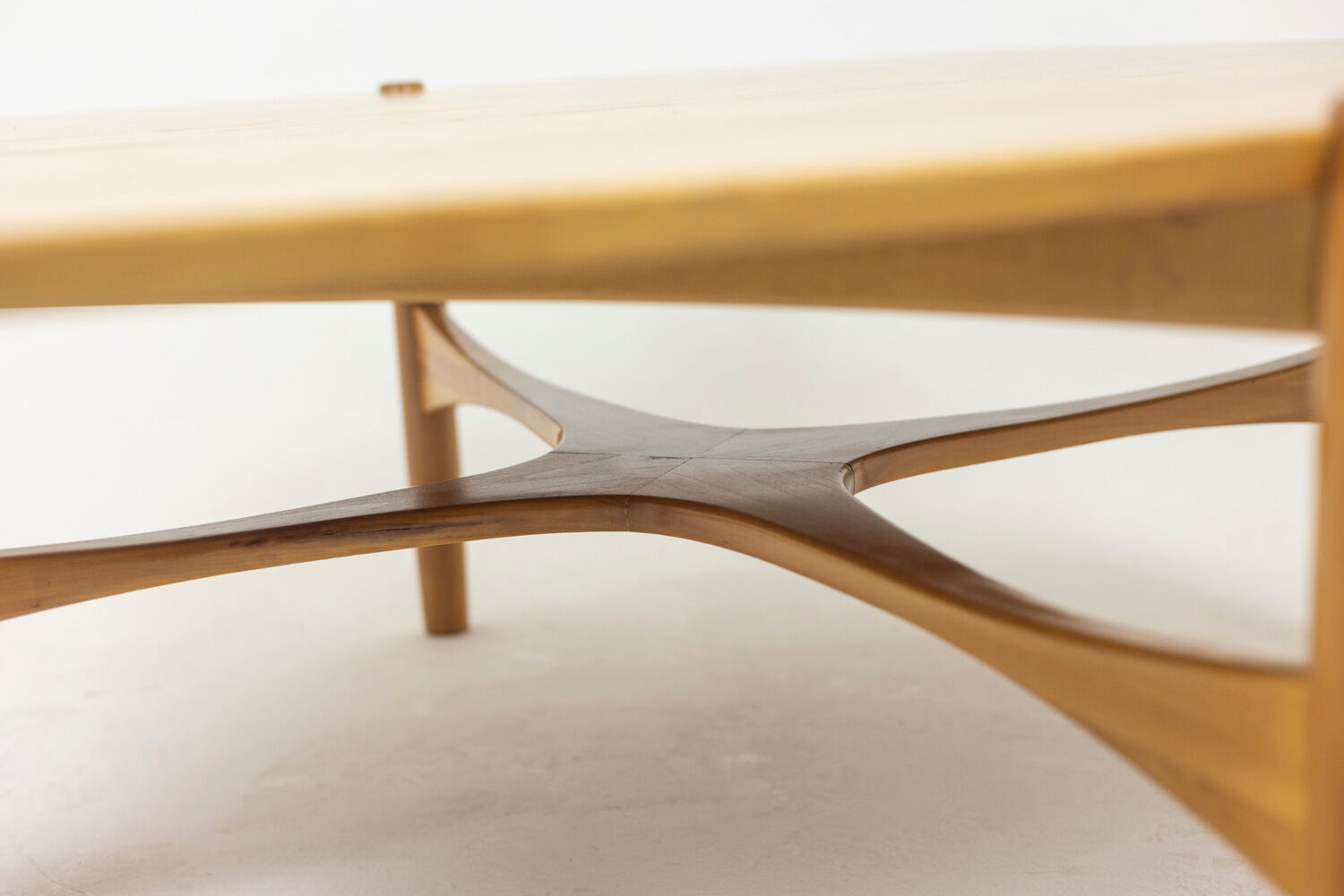 Cherry coffee table, 1970s