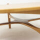 Table basse en merisier, années 1970