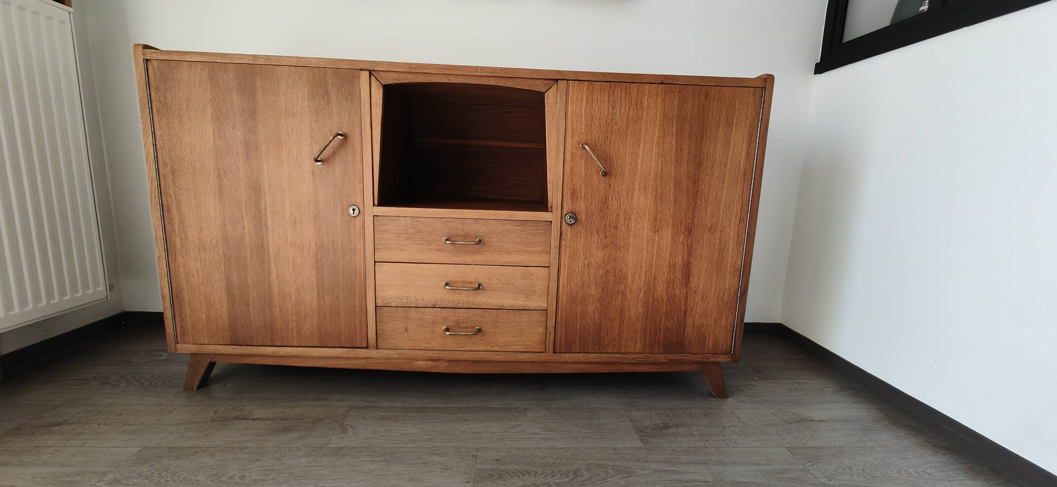 Vintage oak sideboard