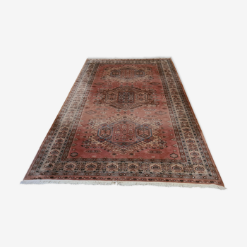 Tapis orient  rose fait main