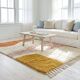 Handmade traditional pure wool rug size 2/3 m