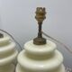 Pastel yellow opaline lamp